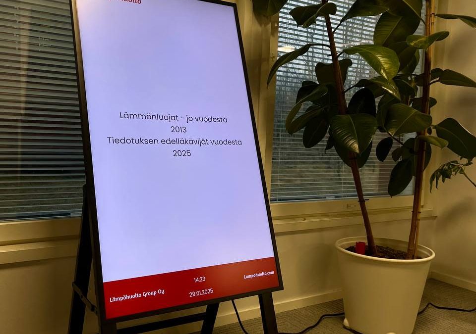 Lämpöhuollon uusi askel tiedotuksessa – oikea-aikaista viestintää urakkakohteissa